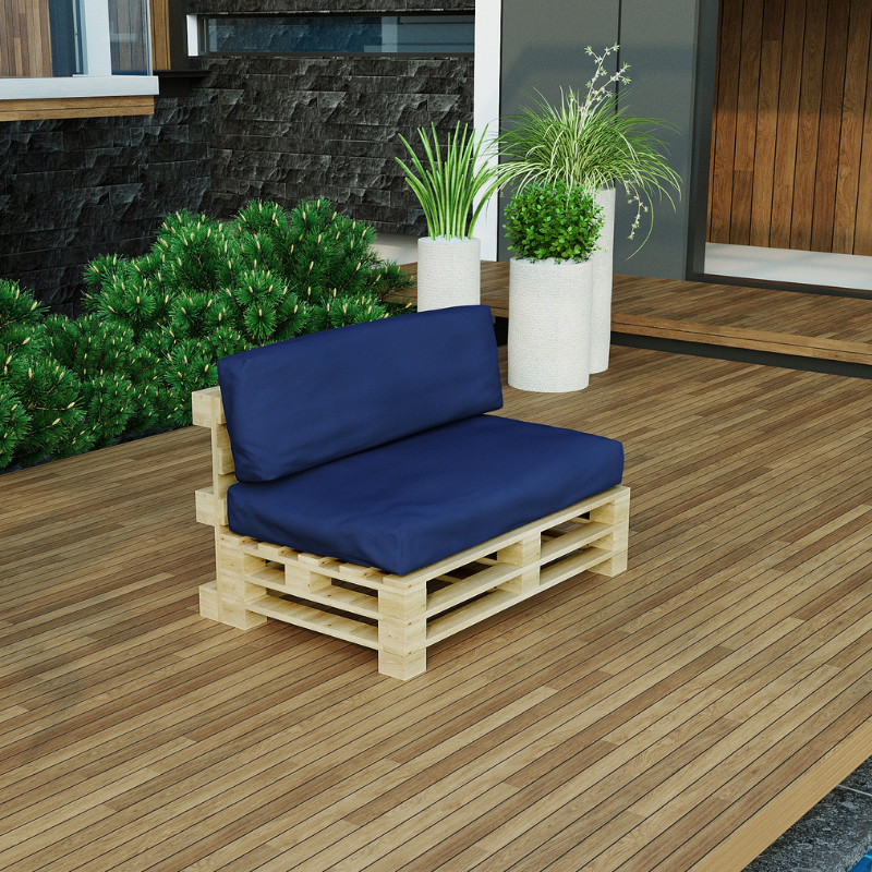 Coussins palette déhoussable imperméable Lot