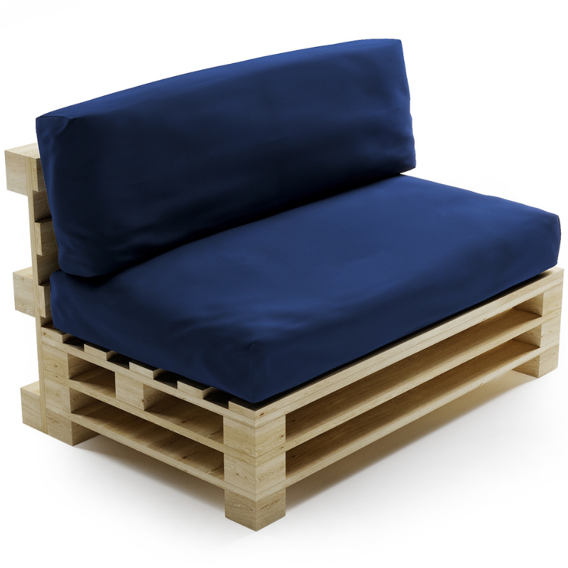 Coussins palette déhoussable imperméable Lot