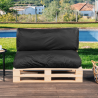 Coussins palette déhoussable imperméable Lot