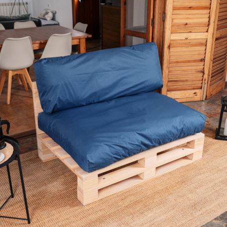 Coussins palette déhoussable imperméable Lot