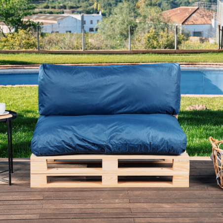 Coussins palette déhoussable imperméable Lot