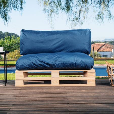 Coussins palette déhoussable imperméable Lot