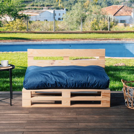 Coussin Palette Déhoussable Imperméable Assise 120x80 cm