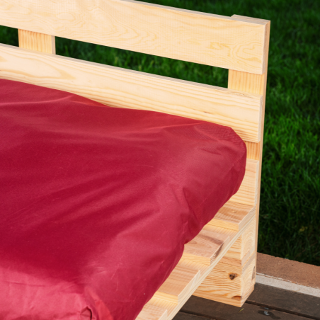 Coussin Palette Déhoussable Imperméable Assise 120x80 cm