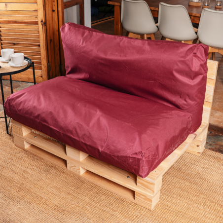 Coussin palette déhoussable imperméable 120x60 cm