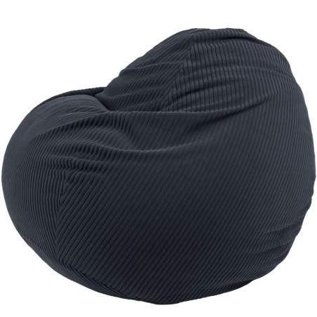 Housse Pouf poire velours côtelé 120x100 cm