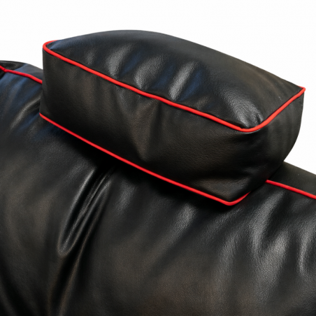 Pouf gaming en similicuir 100x110 cm