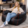 Pouf gaming en similicuir 100x110 cm