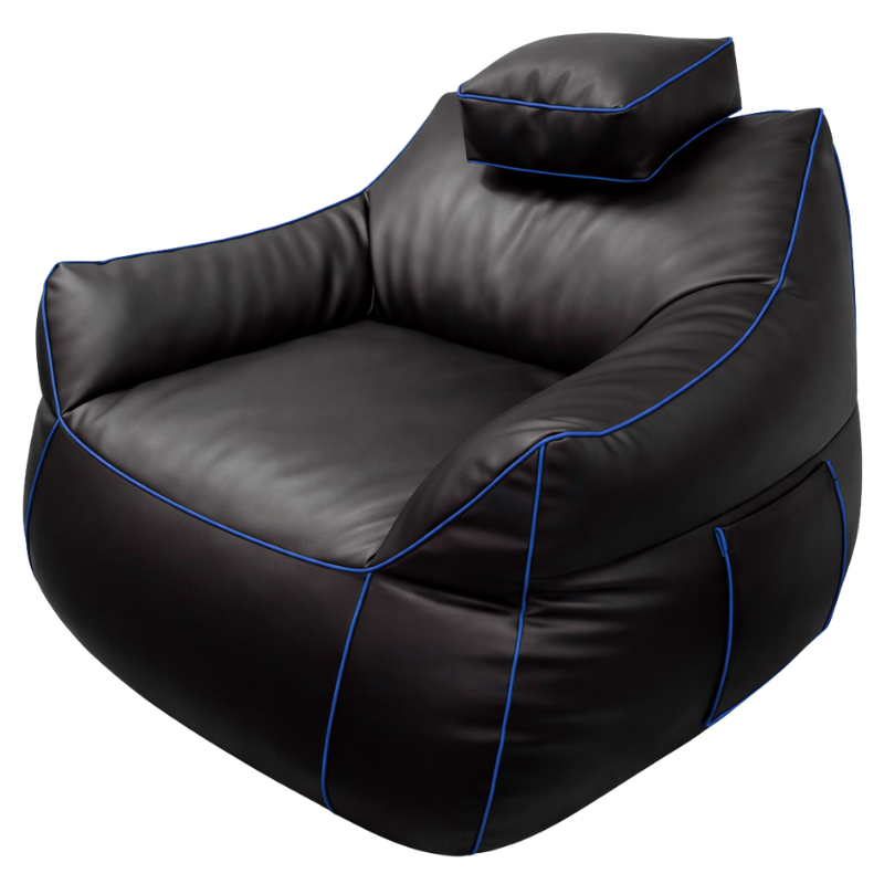 Pouf gaming en similicuir 100x110 cm