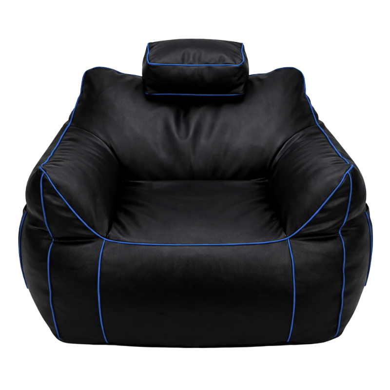 Pouf gaming en similicuir 100x110 cm