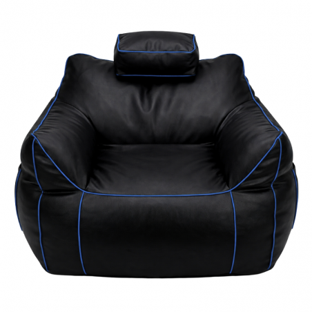 Pouf gaming en similicuir 100x110 cm
