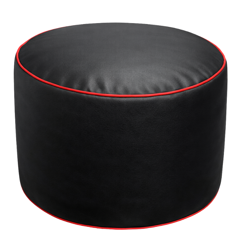 Pouf gaming et repose-pieds en similicuir