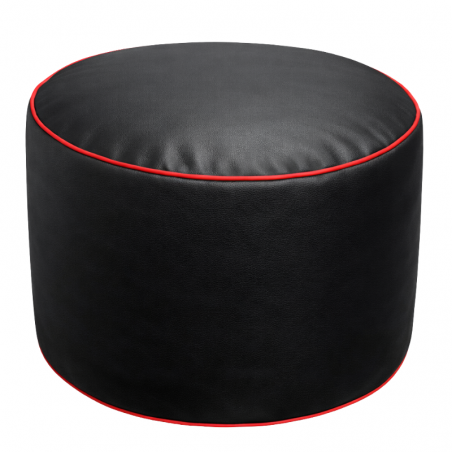 Pouf gaming et repose-pieds en similicuir