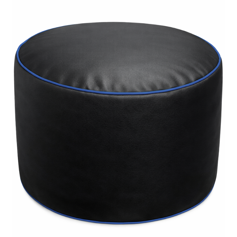 Pouf gaming et repose-pieds en similicuir