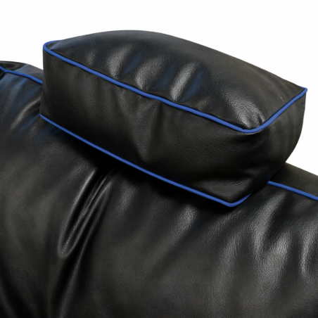 Pouf gaming et repose-pieds en similicuir