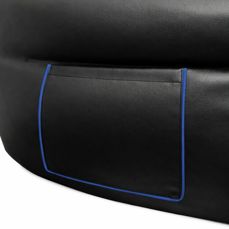 Pouf gaming et repose-pieds en similicuir