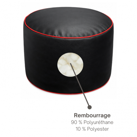 repose-pieds gaming en similicuir