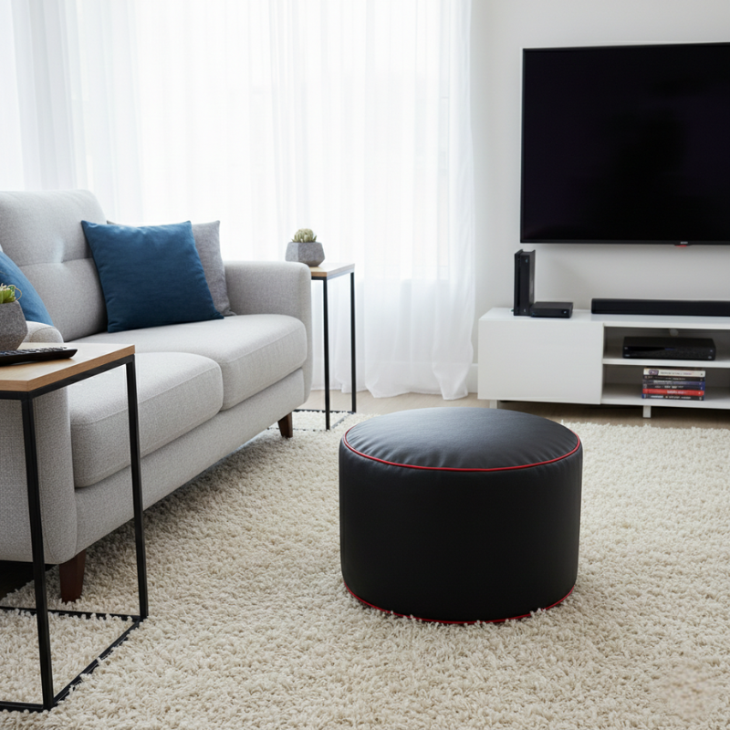 repose-pieds gaming en similicuir