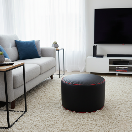 repose-pieds gaming en similicuir