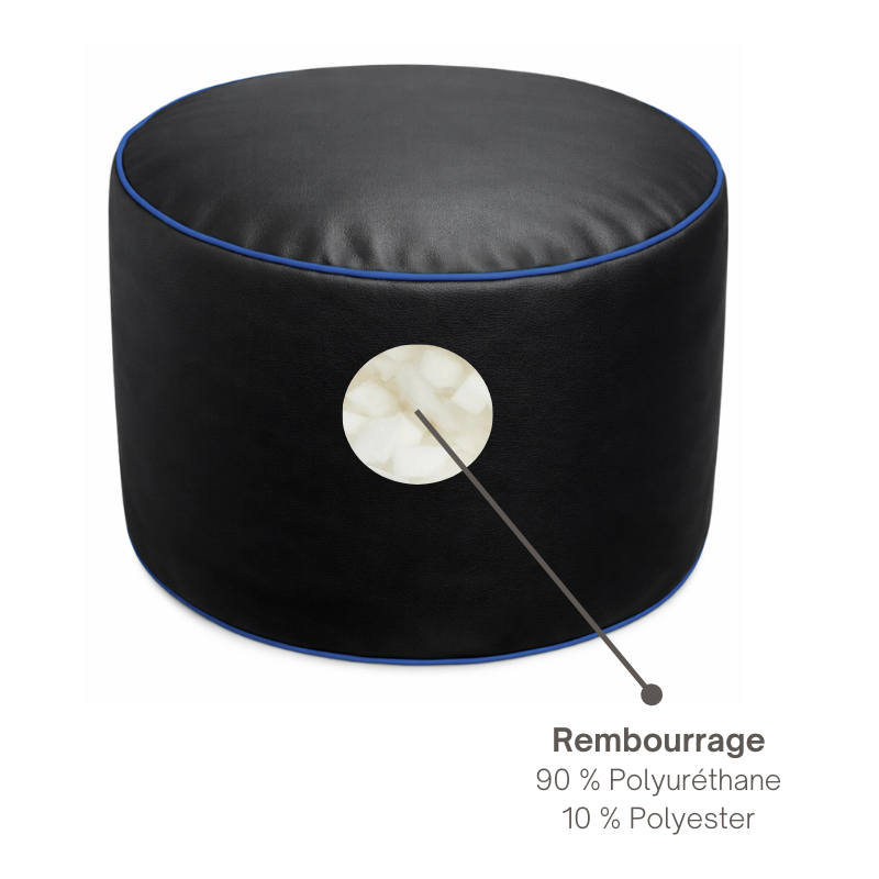 repose-pieds gaming en similicuir