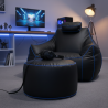 repose-pieds gaming en similicuir