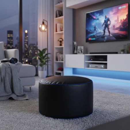 repose-pieds gaming en similicuir