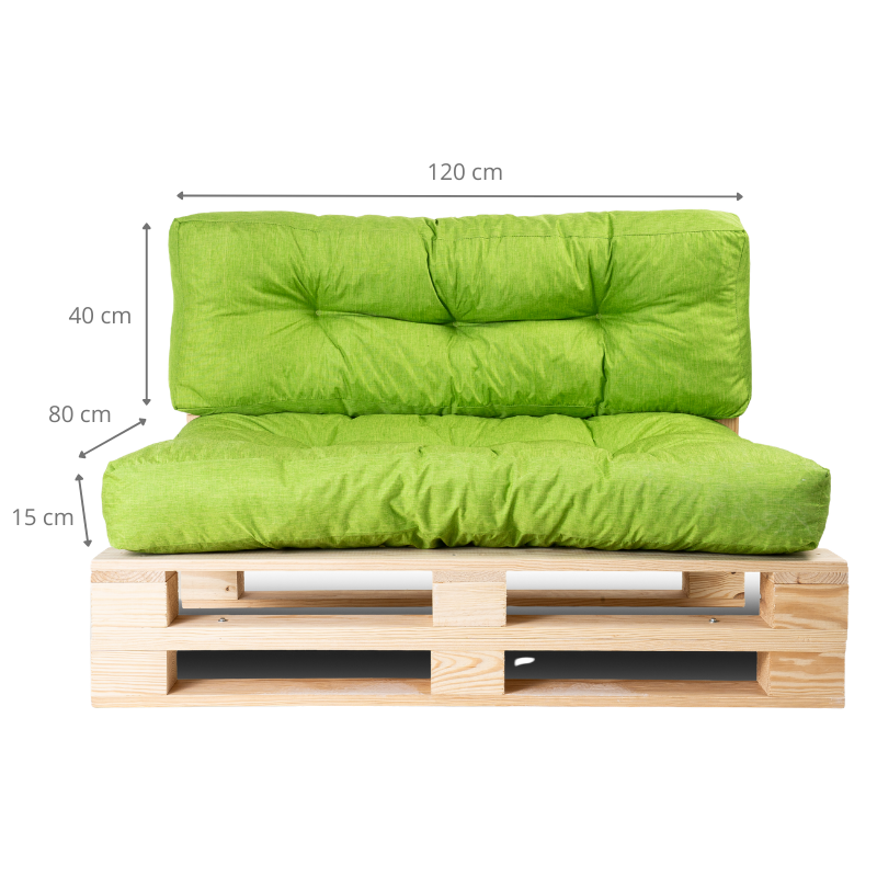 coussins palette lot dimensions