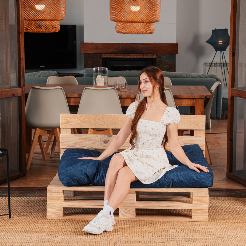 coussin palette assise