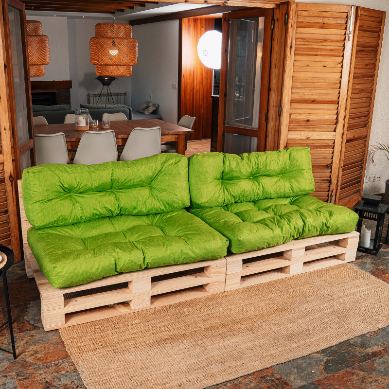 coussin palette lot x2