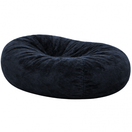 pouf long géant en fausse fourrure 160 cm
