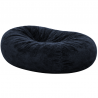pouf long géant en fausse fourrure 160 cm