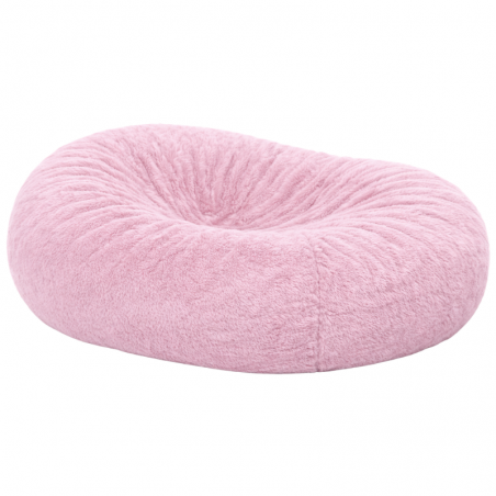 pouf long géant en fausse fourrure 160 cm