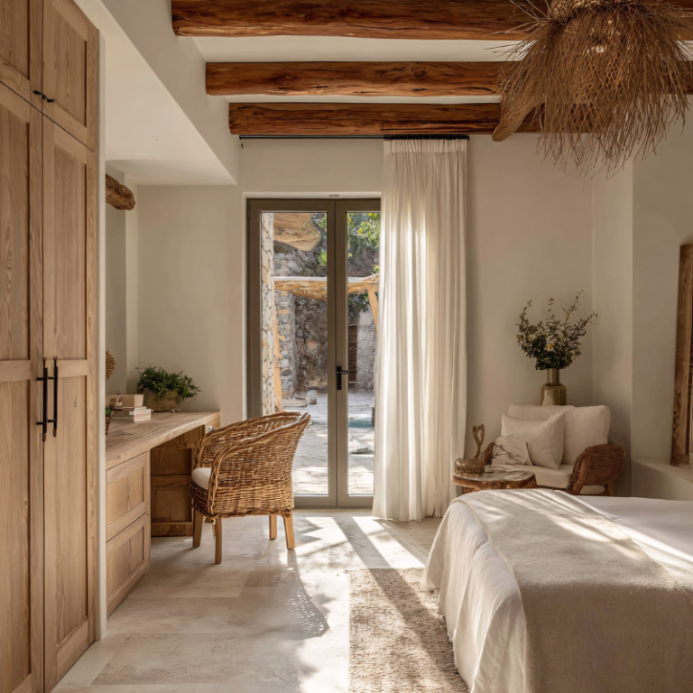 Chambre bohème chic