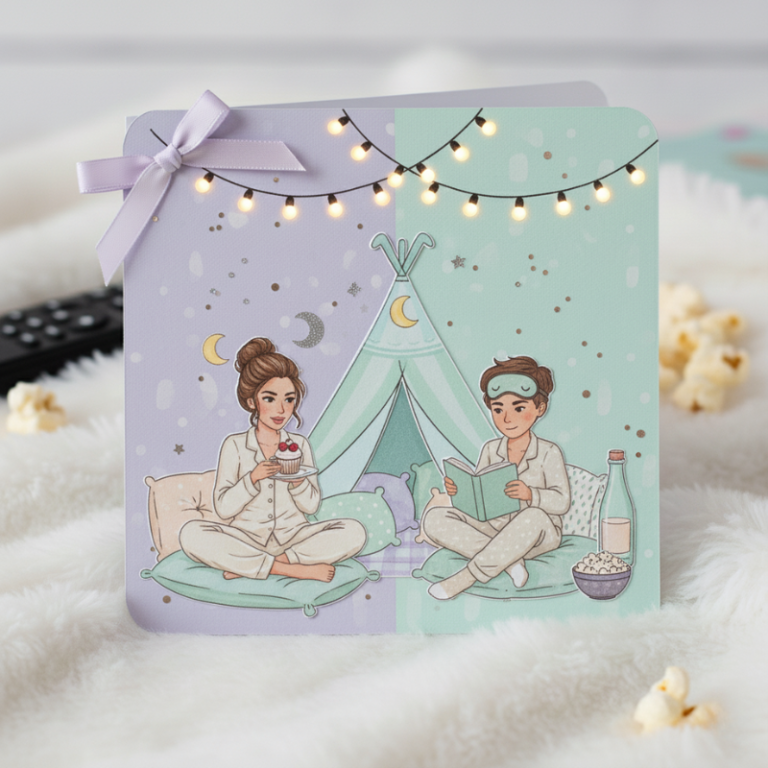 Invitation à une soirée pyjama