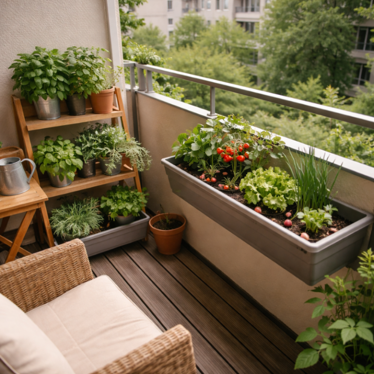 mini potager sur balcon